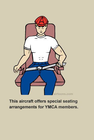 YMCA rejects love to fly the friendly skies.