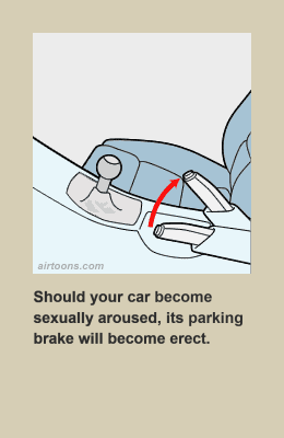 Your car will notify you if it is horny.