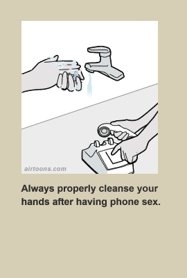 After Using A Public Phone Wash Up After Using A Public Phone Wash Up
